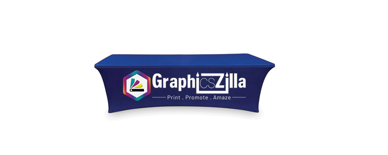 GraphicsZilla's stretch table covers will help to elevate your brand.