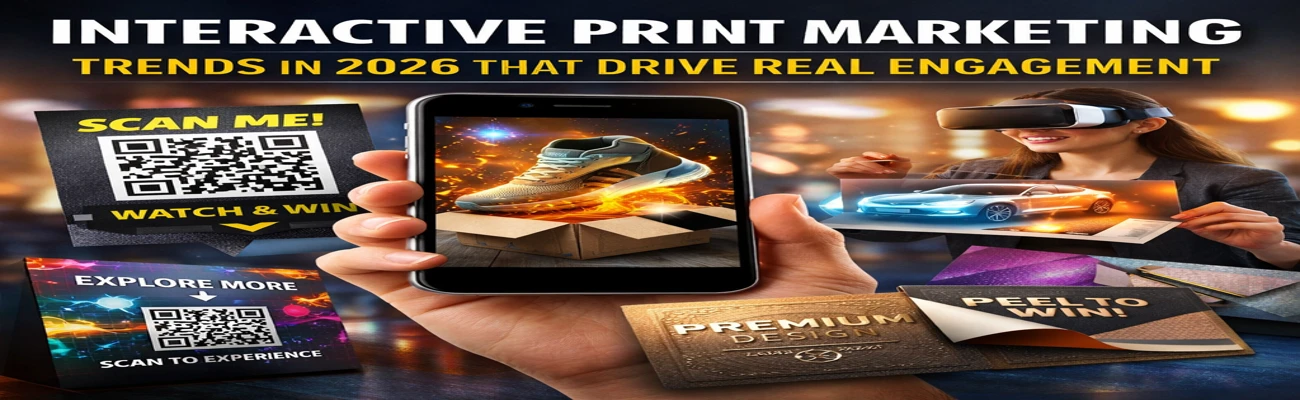 Why Boring Print is Dead: Interactive Print Marketing Trends in 2026