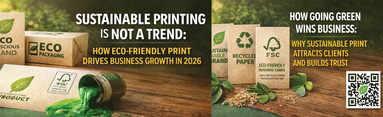 Sustainable Printing is Not a Trend: How Eco-Friendly Print Drives Business Growth in 2026
