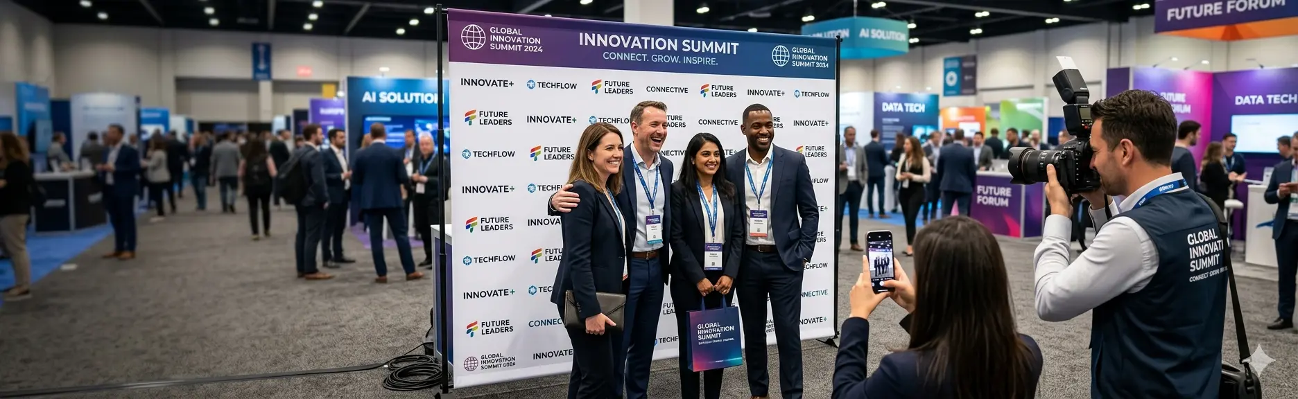 Step & Repeat Backdrops: The Secret Weapon Behind Viral Event Photos