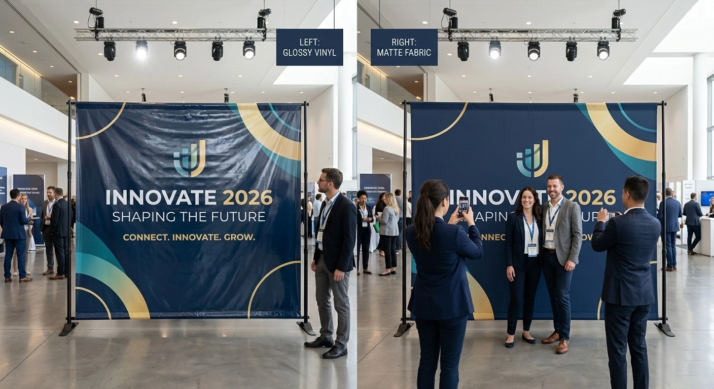 Banner vs Fabric Backdrops: Which One Actually Wins for Your Event?