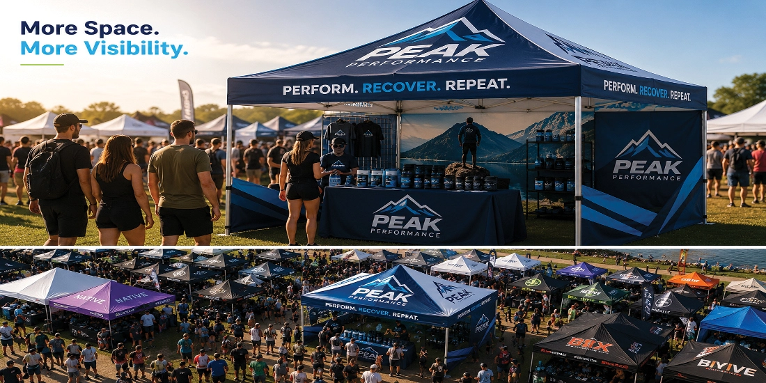 How a 13x13 Custom Canopy Tent Creates More Branding Opportunities