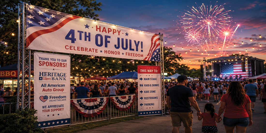 Before the Fireworks Begin, Your Event Banners Have Already Started Working