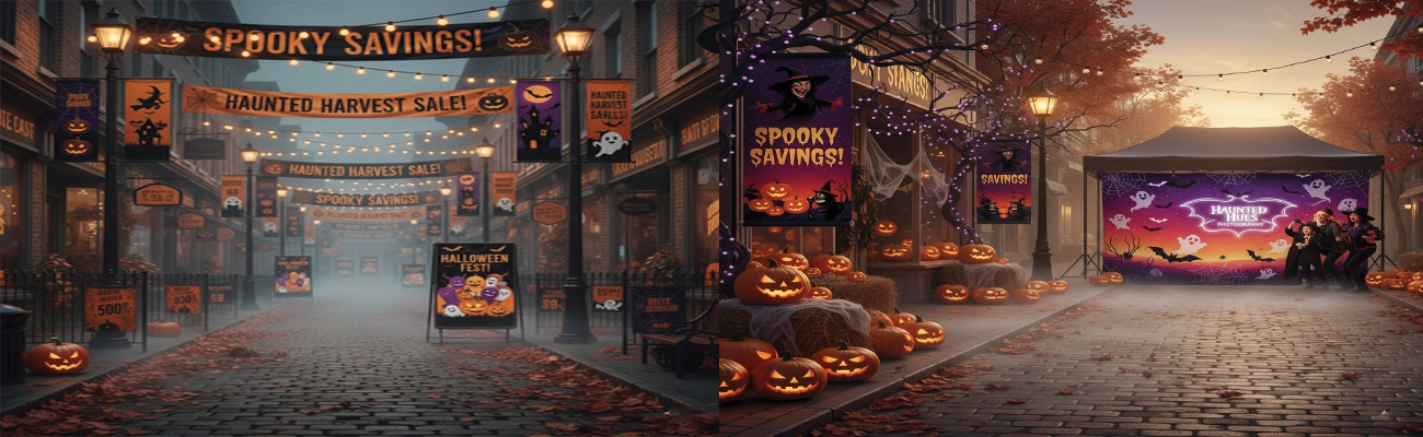 From Banners to Backdrops: Spookify Your Halloween Promotions
