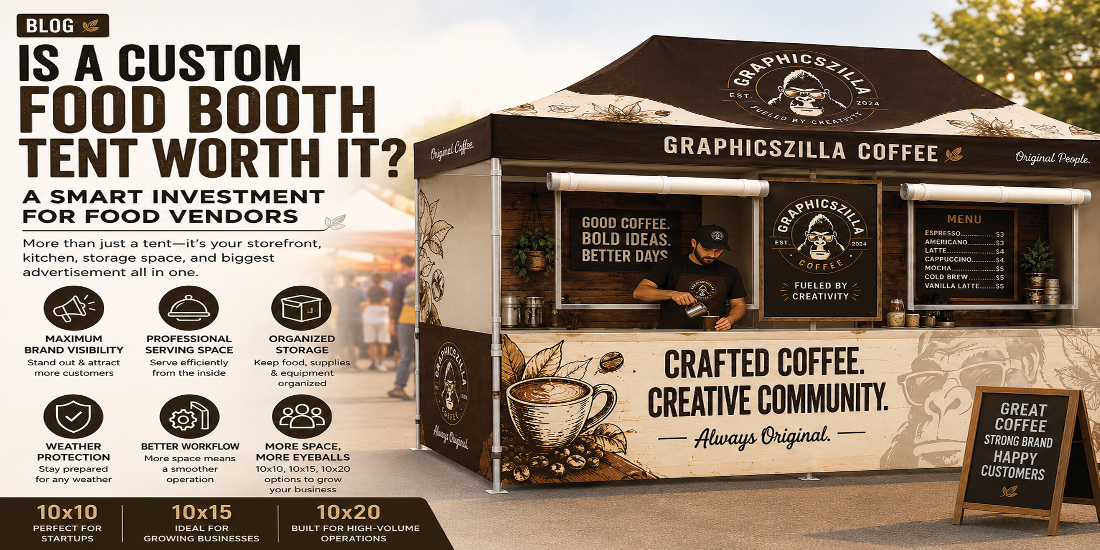Is a Custom Food Booth Tent Worth It? What Every Food Vendor Should Know Before Investing