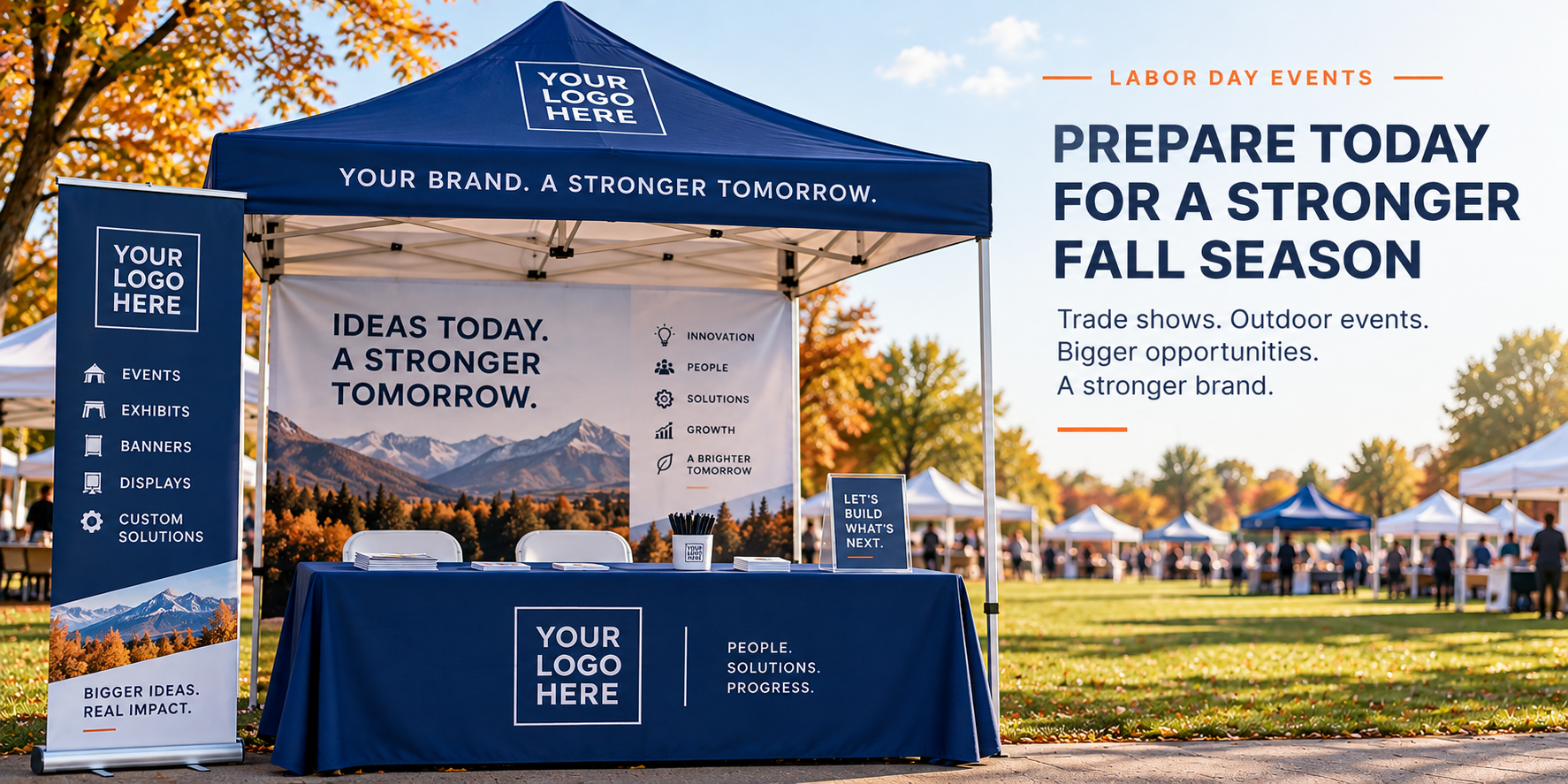 Labor Day Events: How to Prepare Your Brand for Fall Trade Shows and Outdoor Events