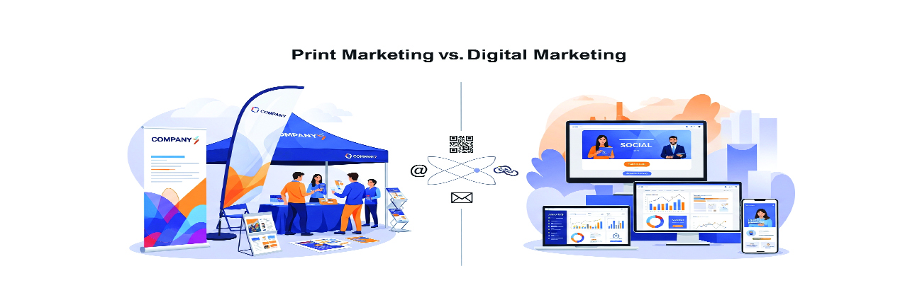 Print vs Digital Marketing: Why the Smartest Brands Use Both