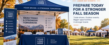 Labor Day Events: How to Prepare Your Brand for Fall Trade Shows and Outdoor Events