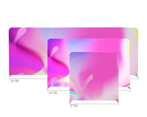 Straight Pillow Case Backdrops – Seamless Event Displays