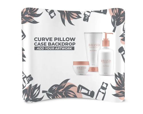 10 Ft Curve Pillow Case Backdrop 