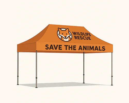 10x20 Canopy Tent Advertising Tent