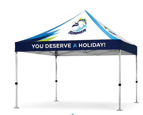 13X13 Custom Canopy Tent With Full Back Wall For Outdoor Events