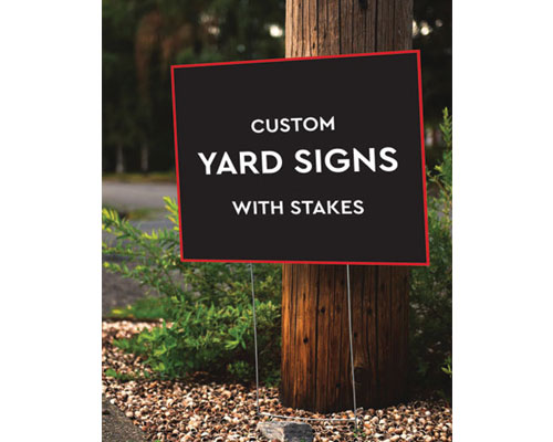 Custom Size Yard Signs