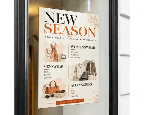 Custom Window Clings For Restaurant Storefronts Featuring Vibrant Burger Graphics Ideal For Promotional Window Displays And Business Branding