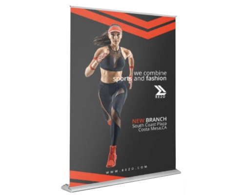 48x69 Silverstep Banner Stand 