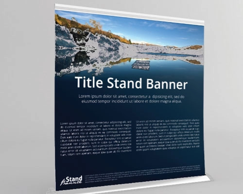 60x69 Silverstep Banner Stand 