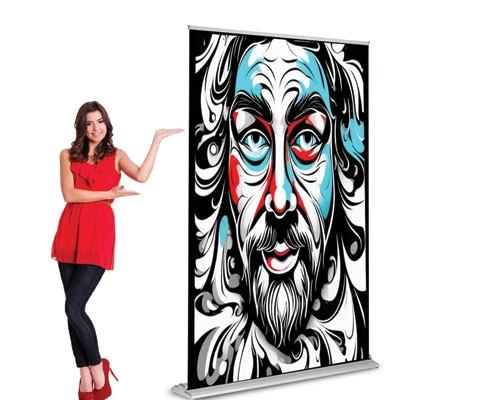 60x92 Silverstep Banner Stand 