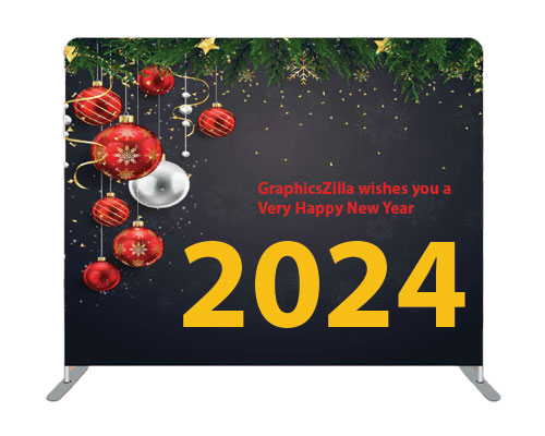 8 Ft Straight Pillow Case Backdrop 