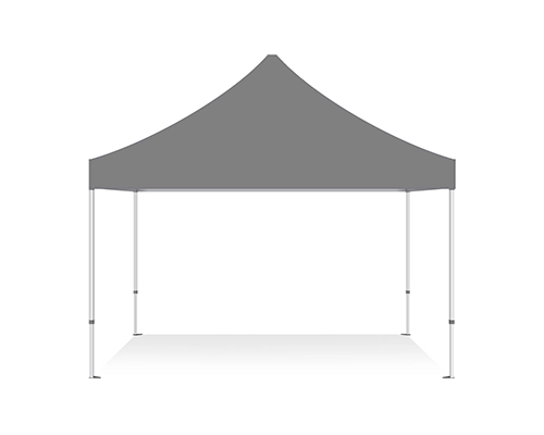 Blank canopy tent 10x10 used at art fair