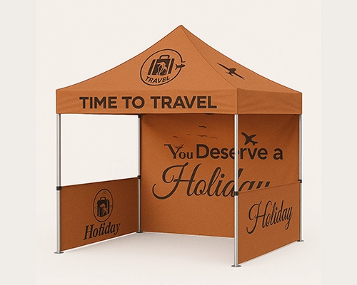Branded 10X10 Popup Canopy Tent With Vibrant Custom Print For Maximum Visibility At Events