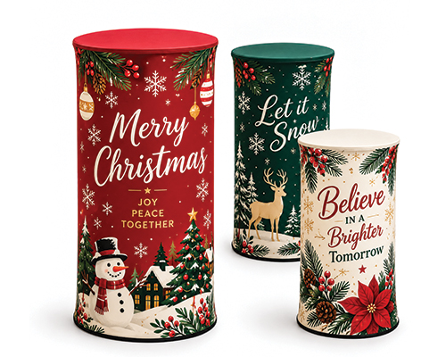 Custom Printed Display Counters In Three Different Sizes For Trade Shows And Exhibitions