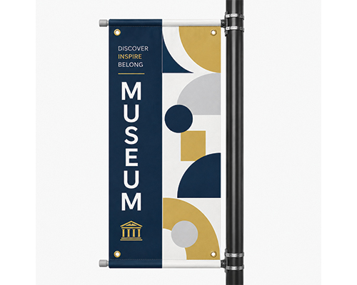 Pole Banner with Hardware Kit