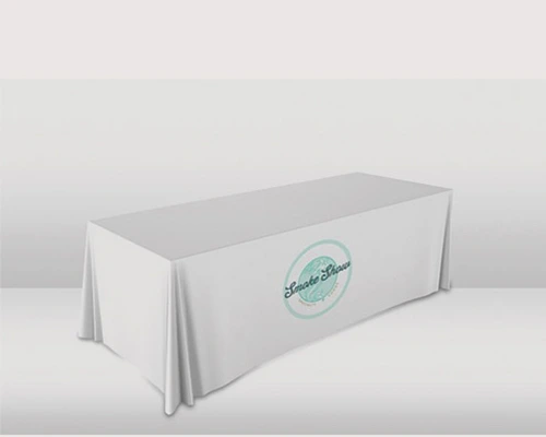 Elegant 6 Ft Loose Table Cover For Event Branding