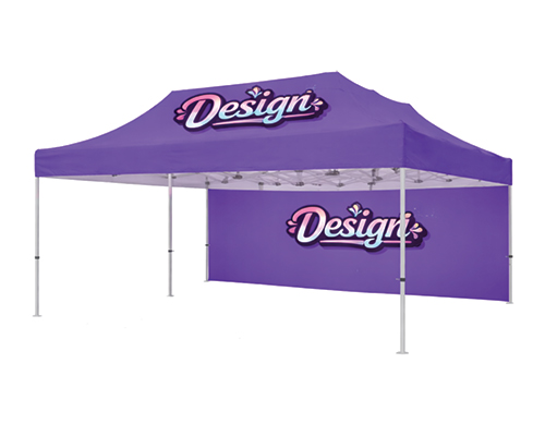 Large 20x20 event tent for outdoor promotions