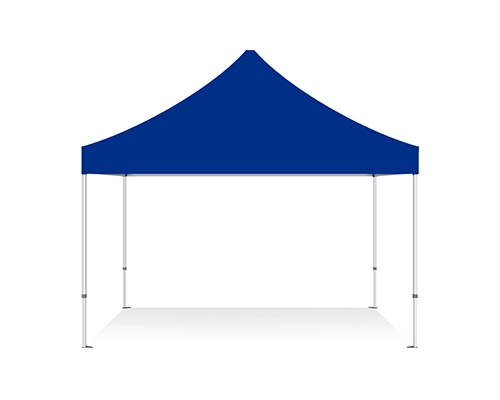 Pop up blank canopy for trade shows and outdoor use