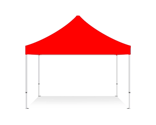 Pop up vendor tent with heavy-duty steel frame