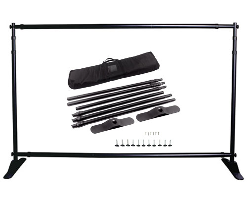 Portable carry case for 9x8 backdrop hardware