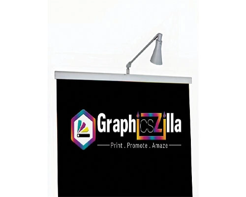Portable Double Sided Deluxe Banner Stand With Carrying Case