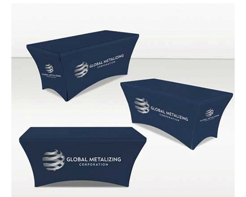 Stretched Fitted 8 Ft Tablecloth For Trade Shows And Events