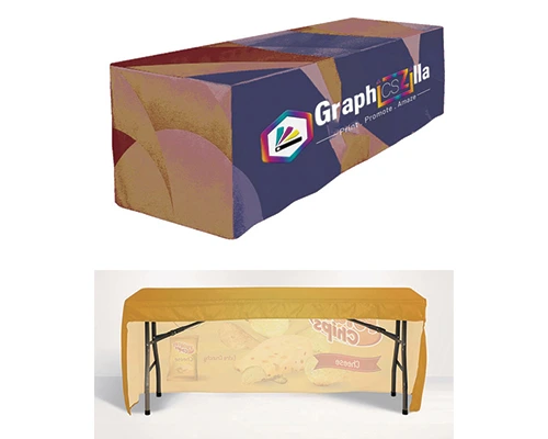 Tailored 8 Ft Tablecloth For Trade Show Booths