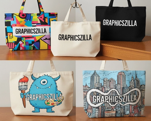 Tote Bags Double Sided Printed