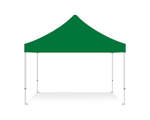 UV-coated white canopy tent at farmers market