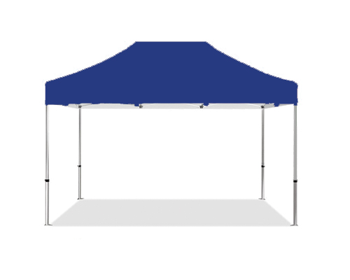 UV-resistant 10x15 canopy tent set up at outdoor fair