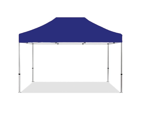 Plain Blue 10X15 Canopy Tent For Business Or Recreational Use